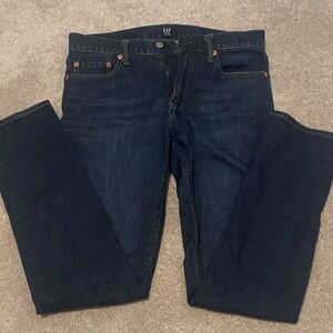 GAP Men's Deep Indigo Straight Jeans